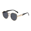 Metal Round Frame Sun Glasses