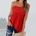 Irregular Hem Off-Shoulder Blouse