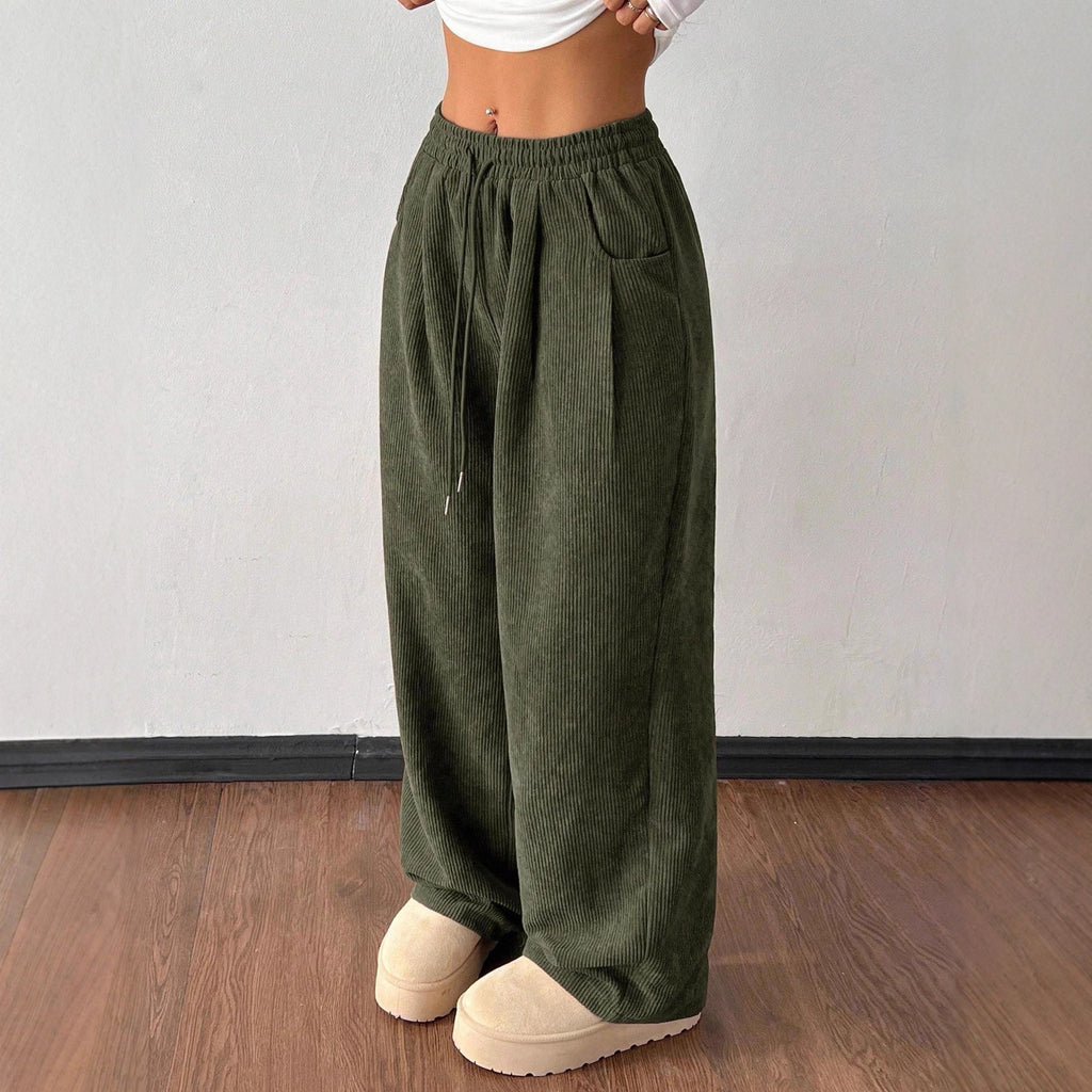 Drapey Wide-Leg Pants