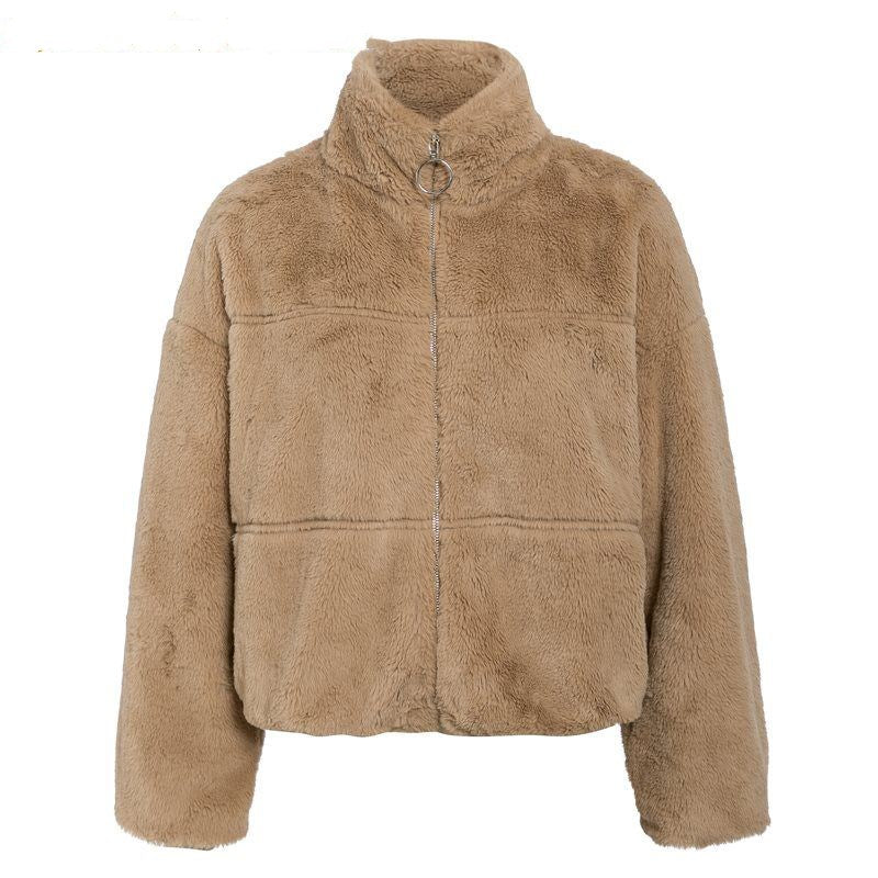 Woman's Sleek Thermal Zip Jacket