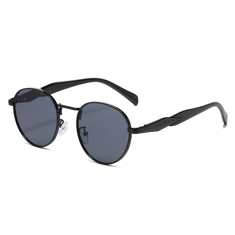 Metal Round Frame Sun Glasses