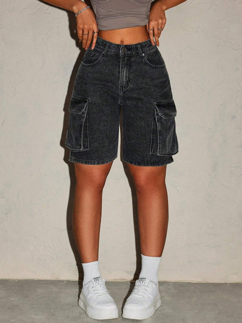 Retro Denim Shorts