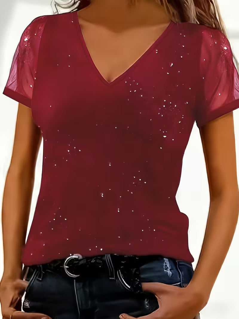 V-Neck Casual Tee