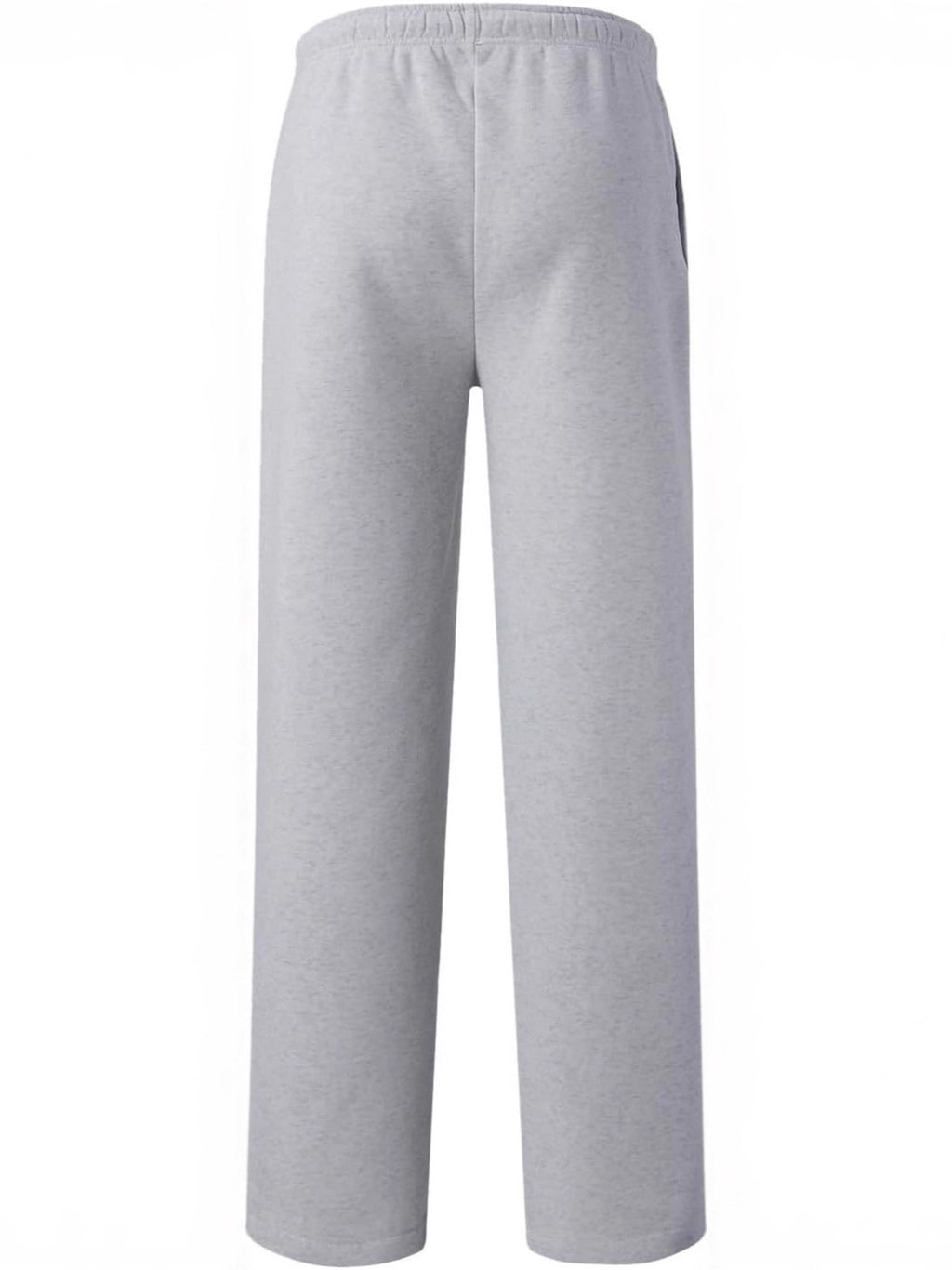 Fleece-Lined Casual Straight Leg Pants
