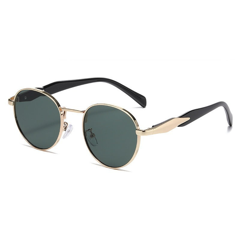 Metal Round Frame Sun Glasses